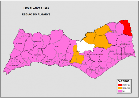 ALGARVE: LEGISLATIVAS 1999